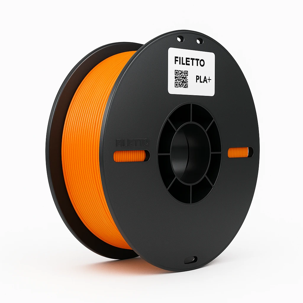 Filetto PLA+ 3D Filament – 1.75mm – 1KG – Turuncu